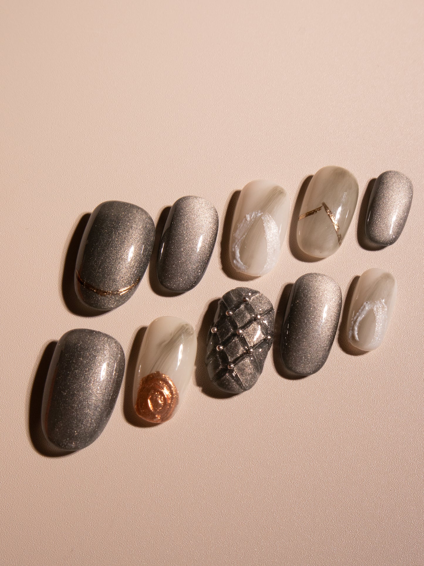 QUILTED GREY
