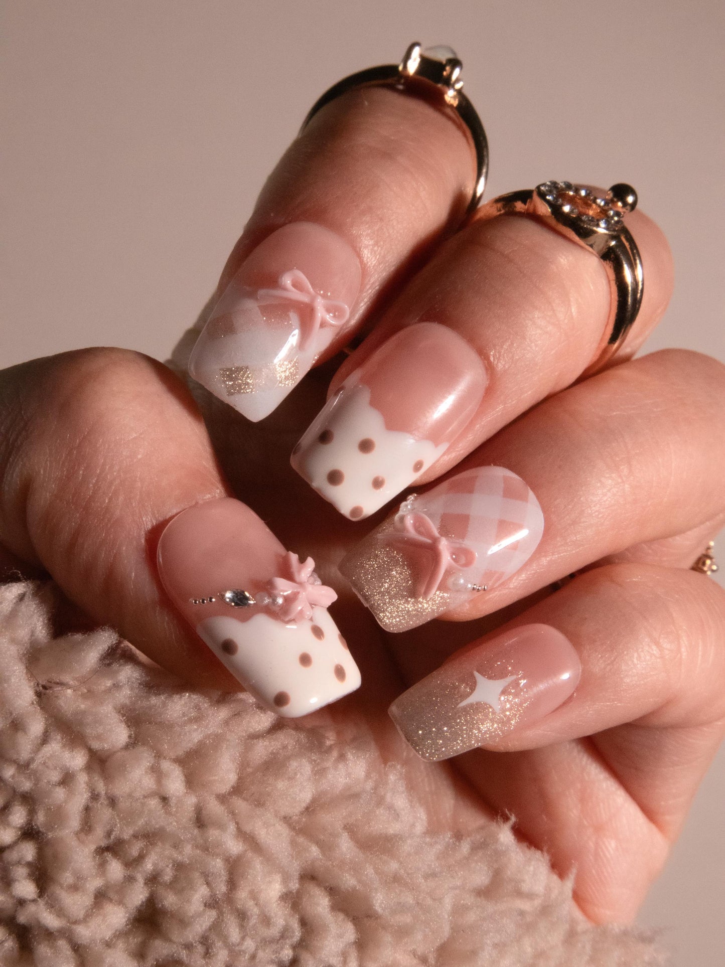 TEDDY COOKIE GINGHAM